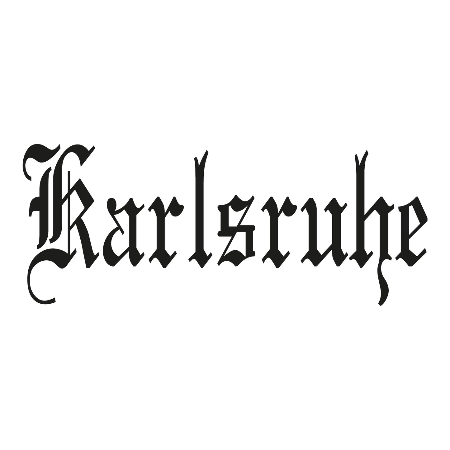 Autoaufkleber - Stadt Karlsruhe - 200x80mm