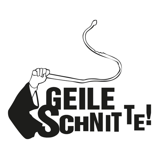 Autoaufkleber - GEILE SCHNITTE! - 120x100mm