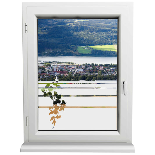 Glasdekorfolie - Narzisse - Sonnenschutz H50Line - Sichtschutzfolie