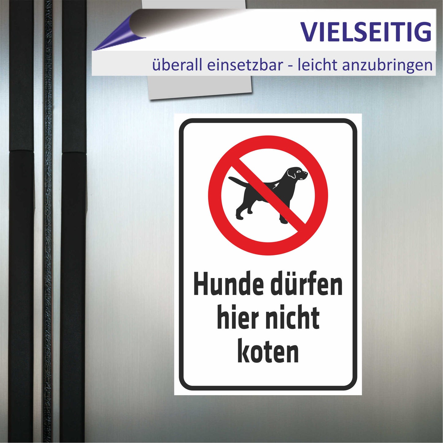 Schild - Hunde dürfen hier nicht koten