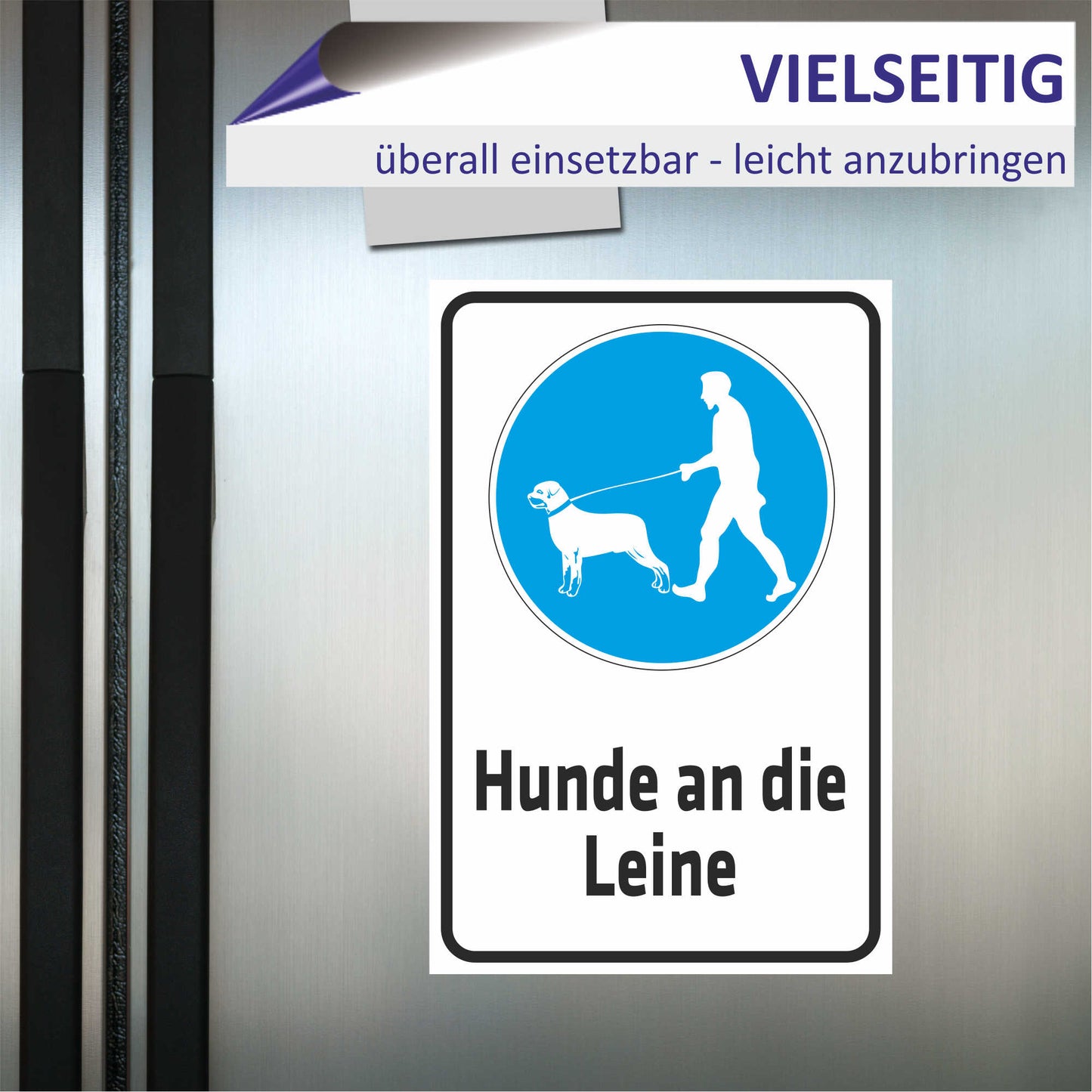 Schild - Hunde an die Leine