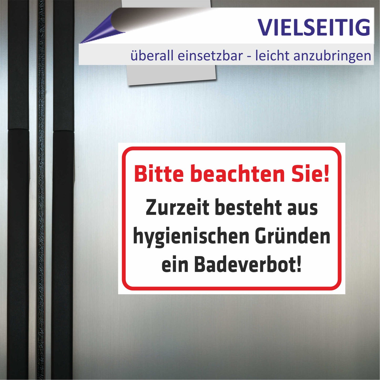 Schild - Verbotsschild -Bitte beachten Sie!