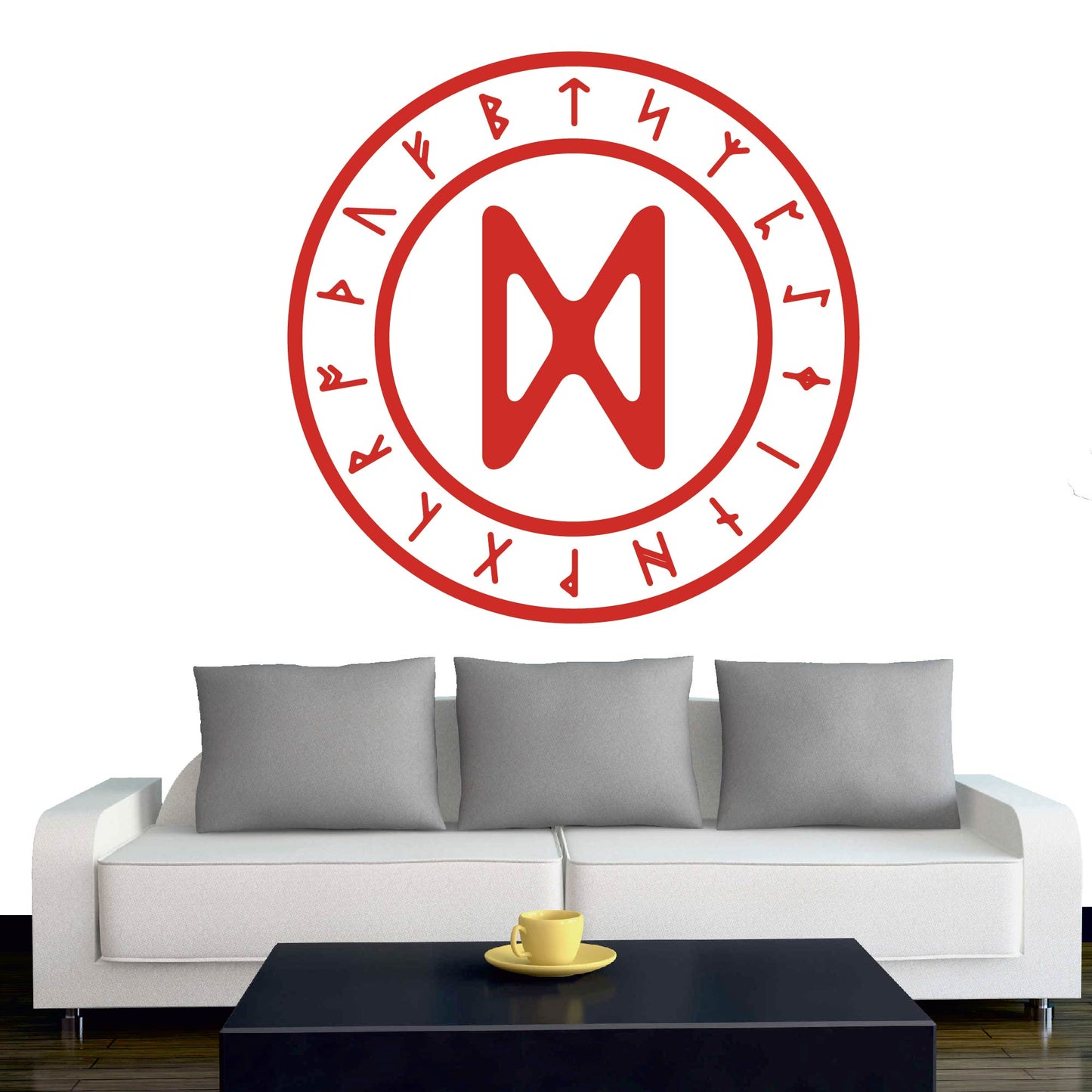 Wandtattoo - Wikinger - Viking - X - nordisch - Mythologie