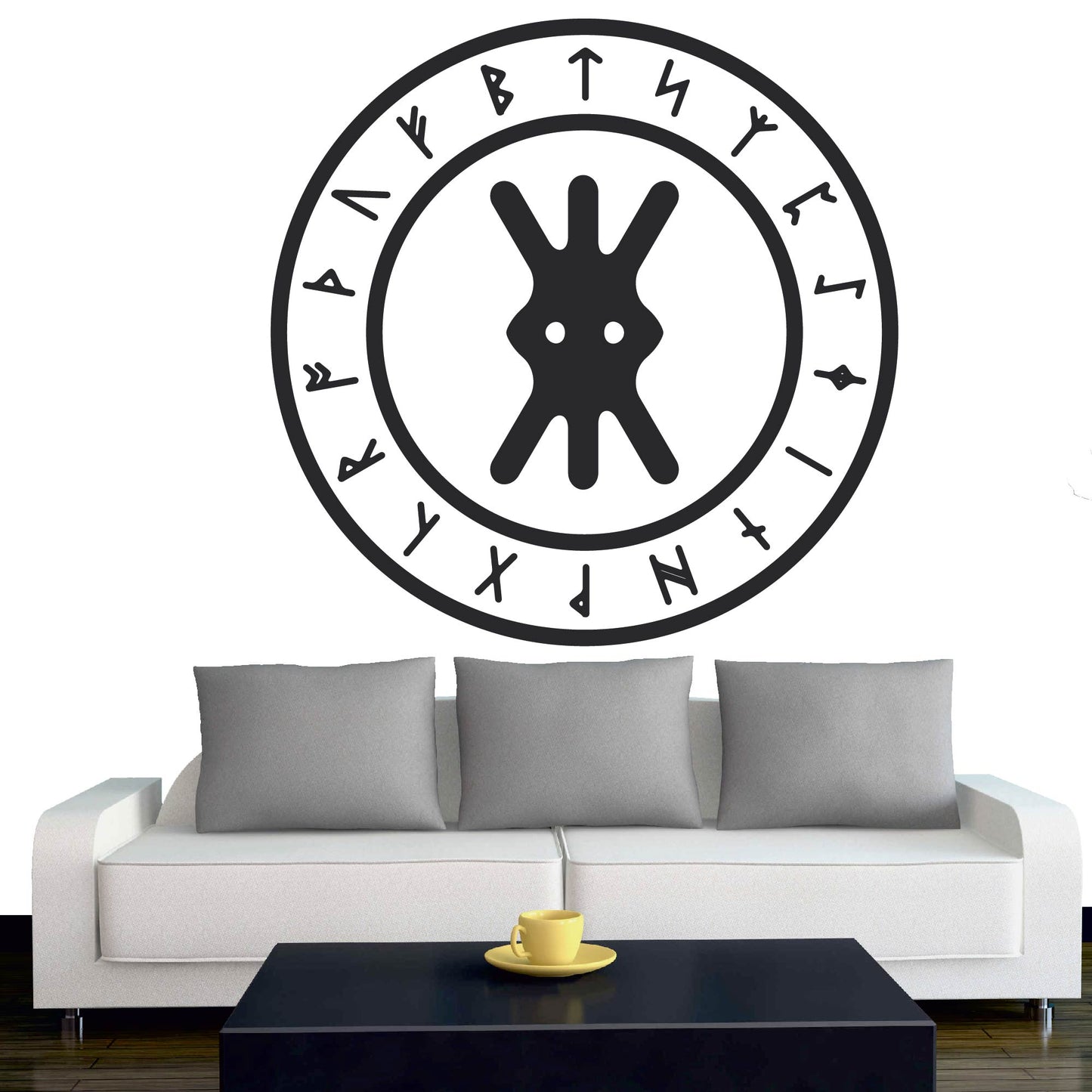 Wandtattoo - Wikinger - Viking - Rune - nordisch - Mythologie