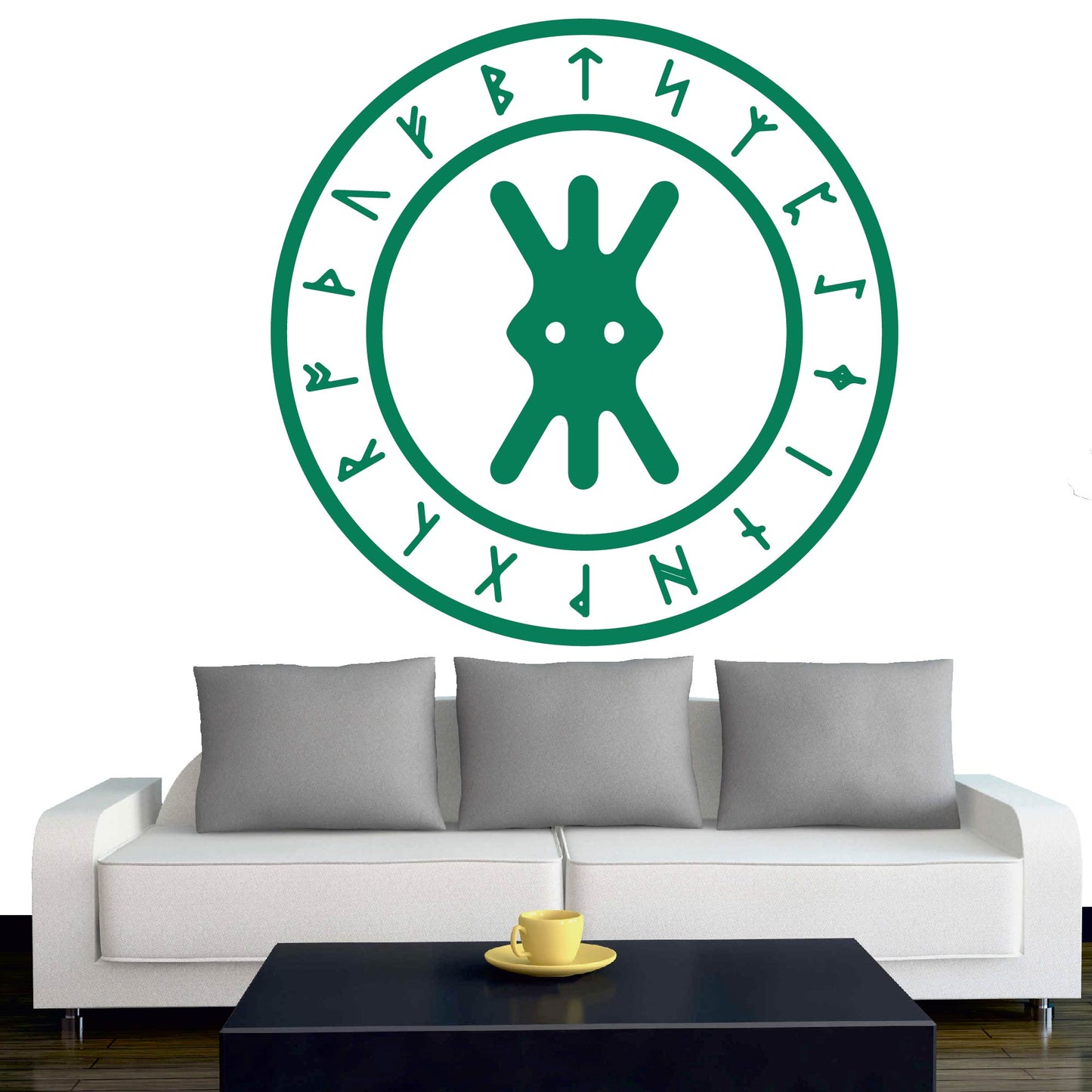 Wandtattoo - Wikinger - Viking - Rune - nordisch - Mythologie