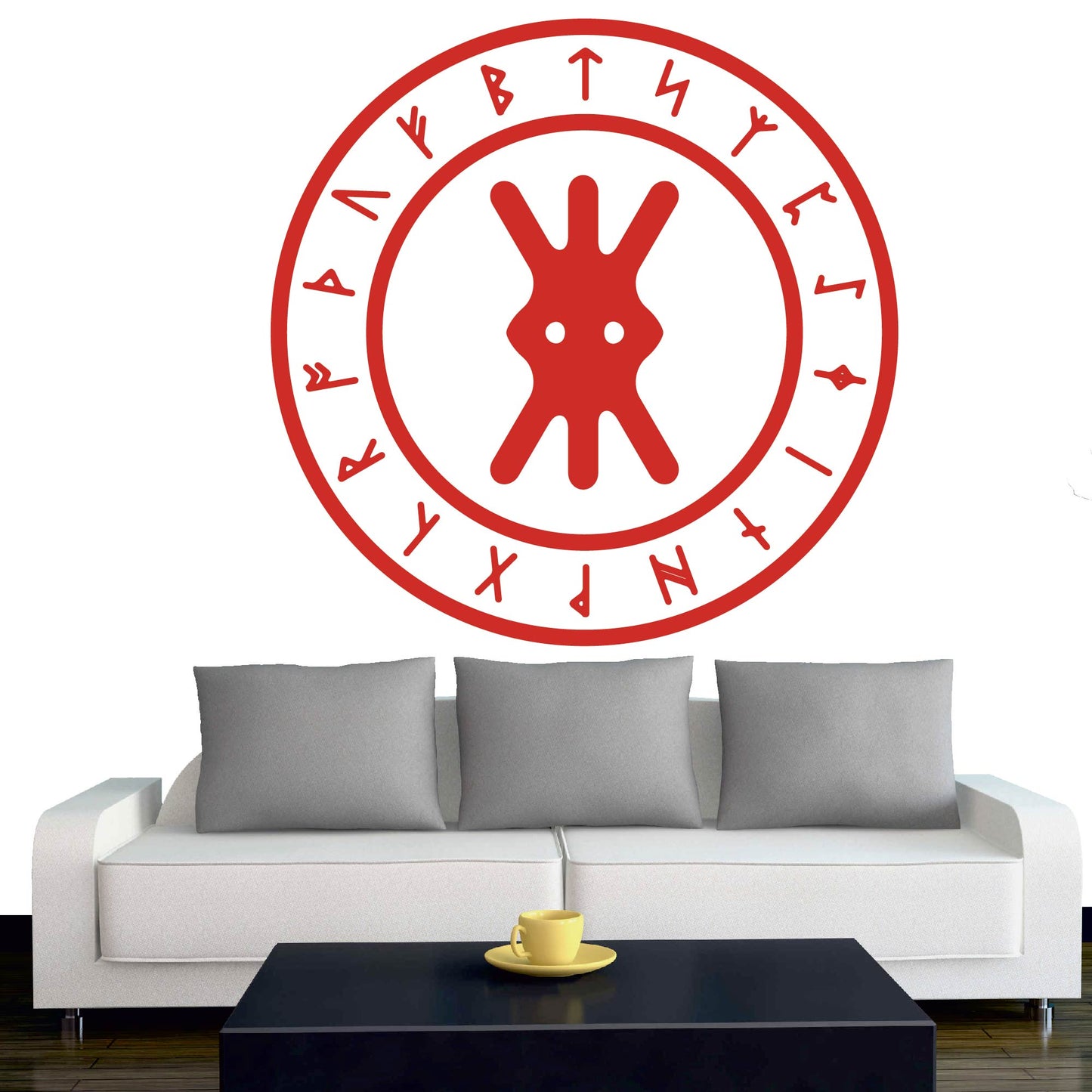 Wandtattoo - Wikinger - Viking - Rune - nordisch - Mythologie