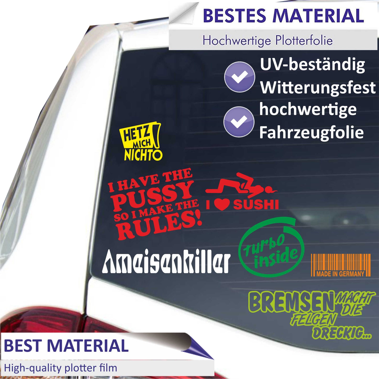 Autoaufkleber - Slammed - 210x50 mm