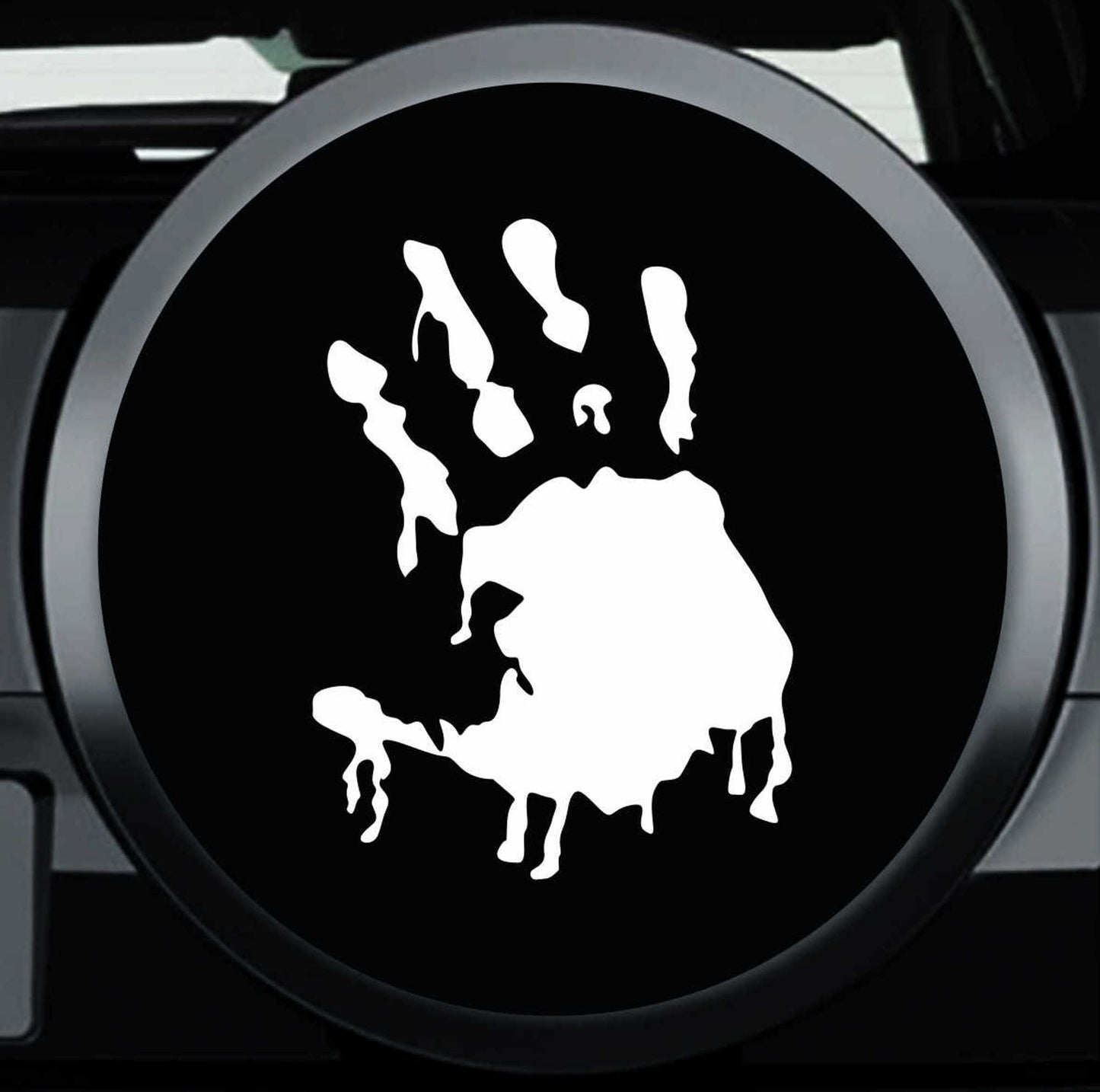 Autoaufkleber - Zombie Hand - 120x87 mm