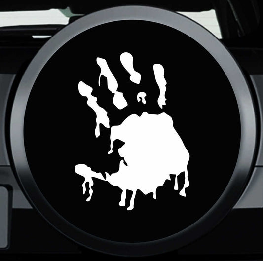 Autoaufkleber - Zombie Hand - 120x87 mm