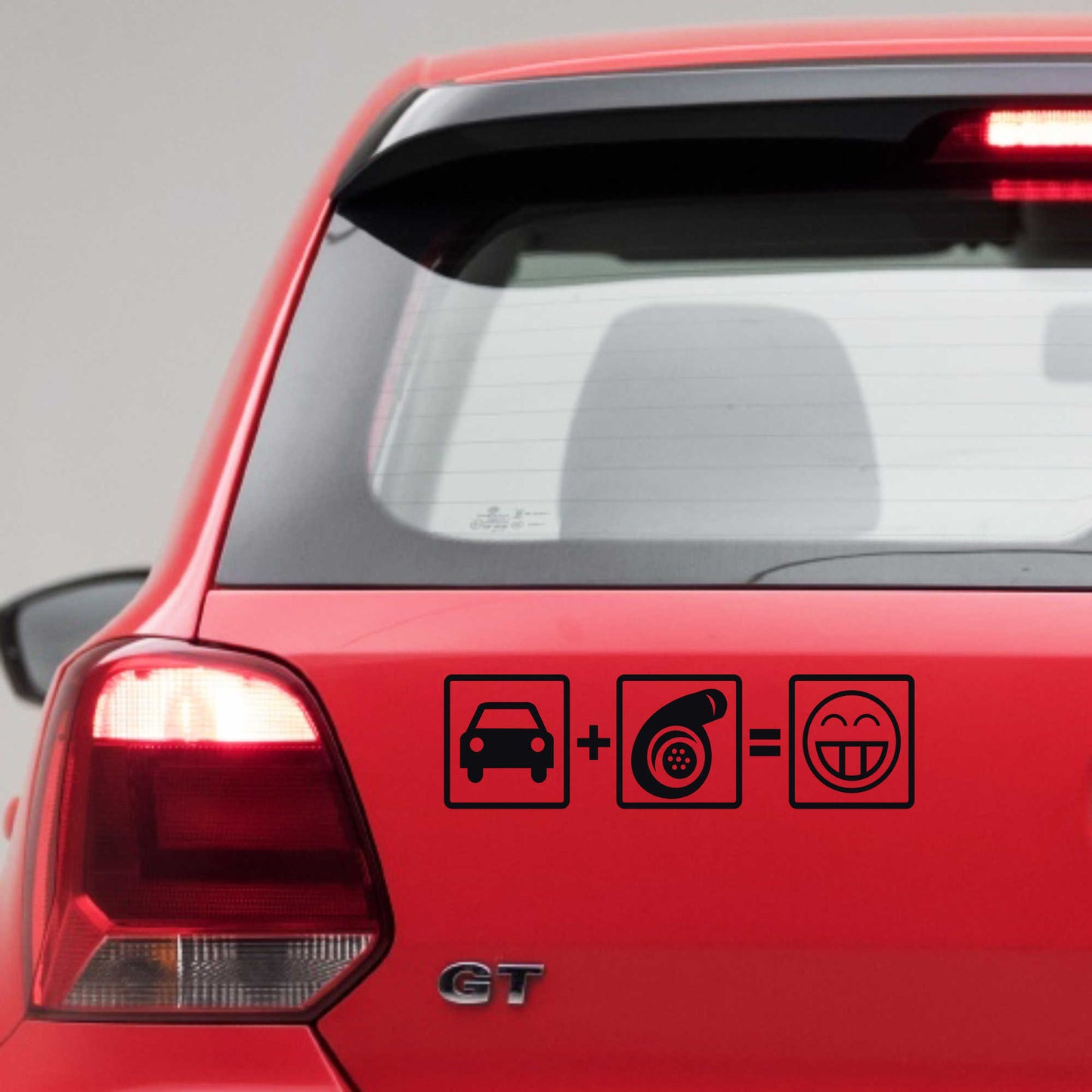 Autoaufkleber - Turbo Boost - 210x60 mm