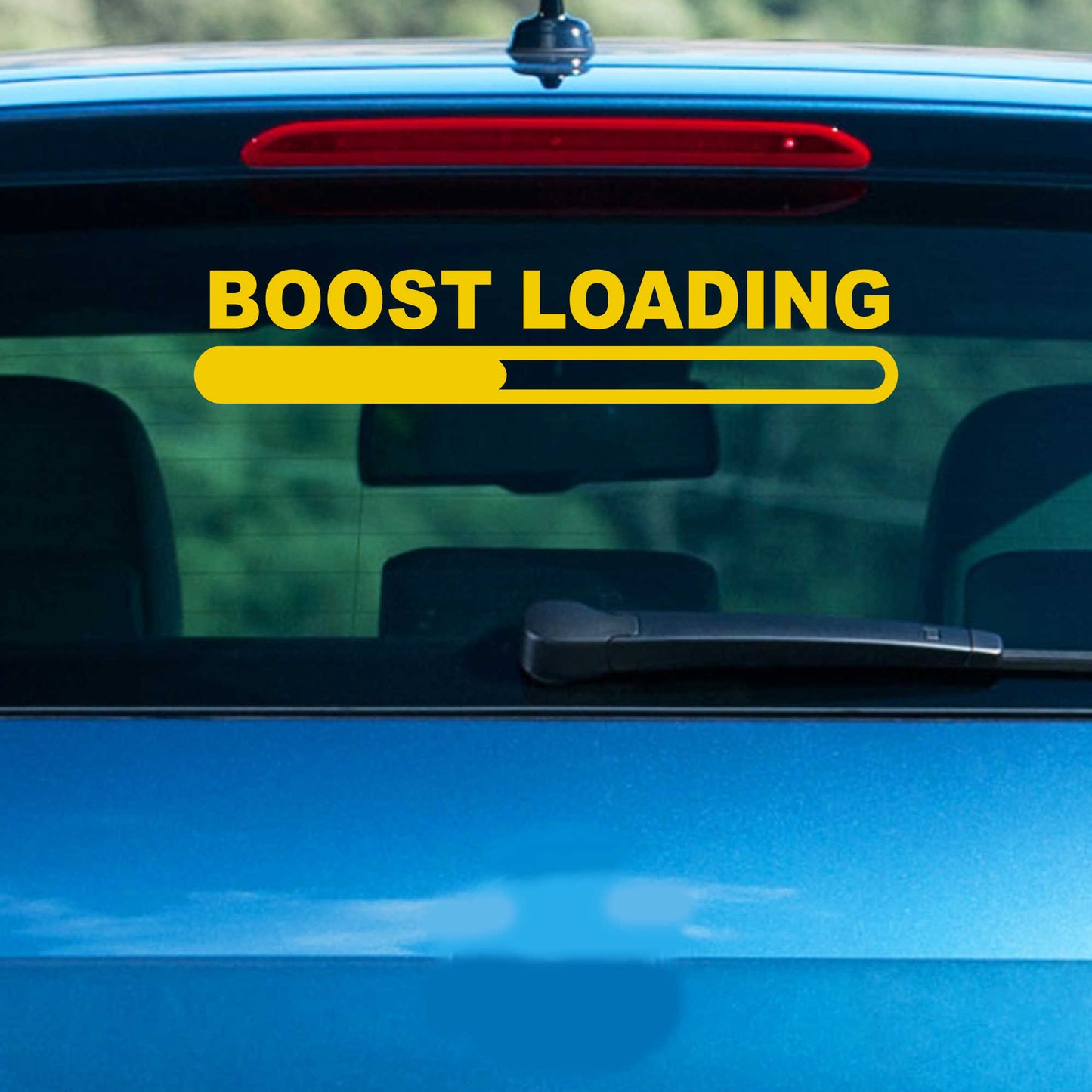 Autoaufkleber - boost loading - 210x40 mm