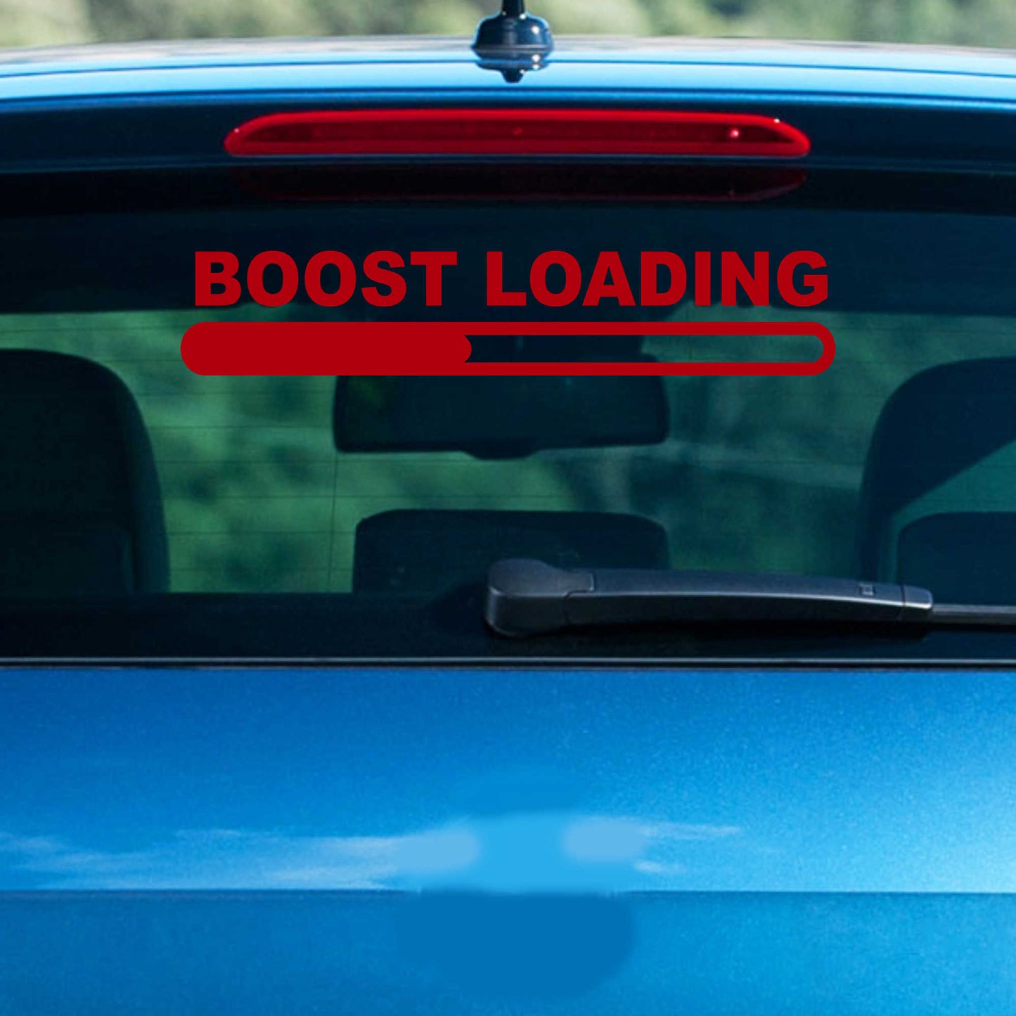 Autoaufkleber - boost loading - 210x40 mm