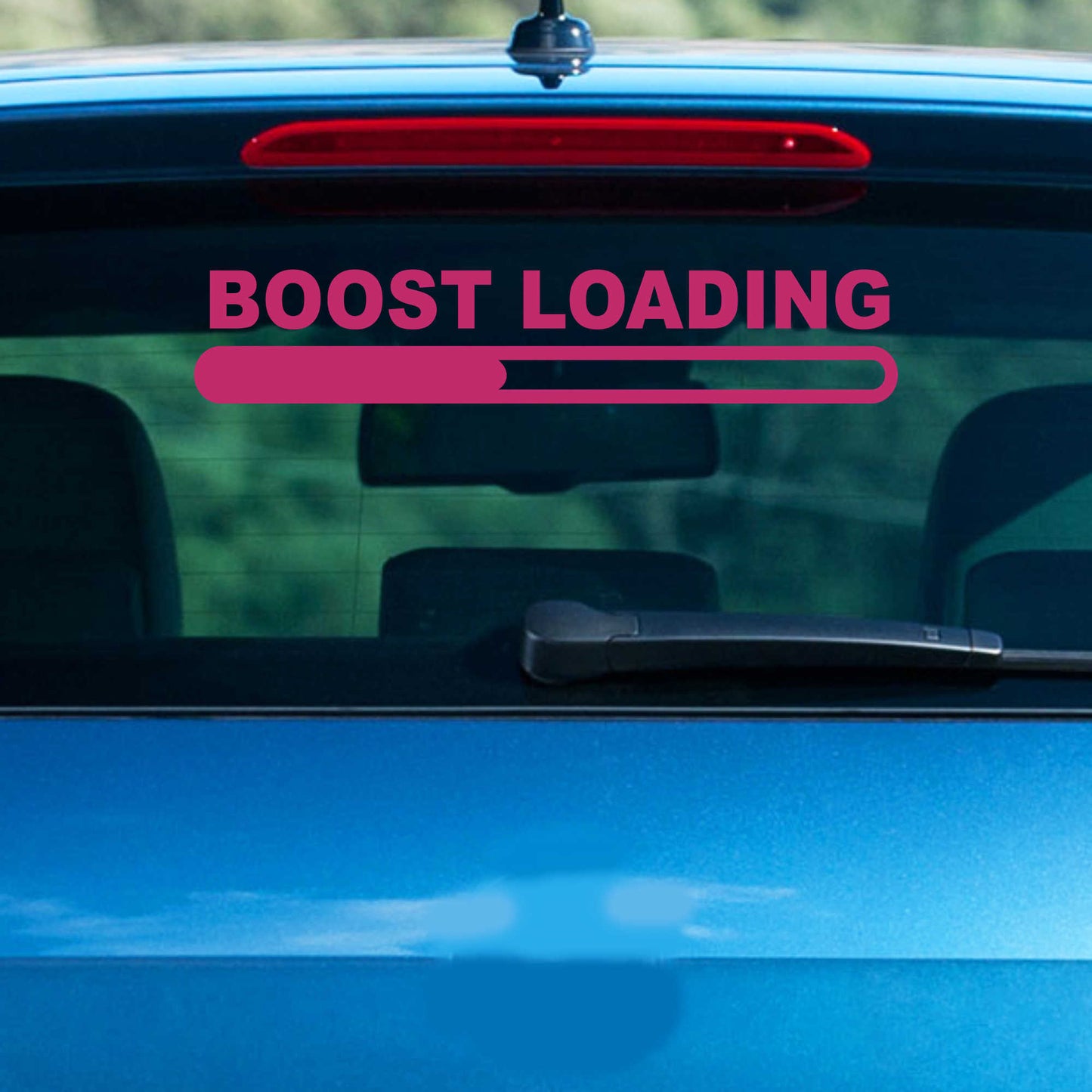 Autoaufkleber - boost loading - 210x40 mm