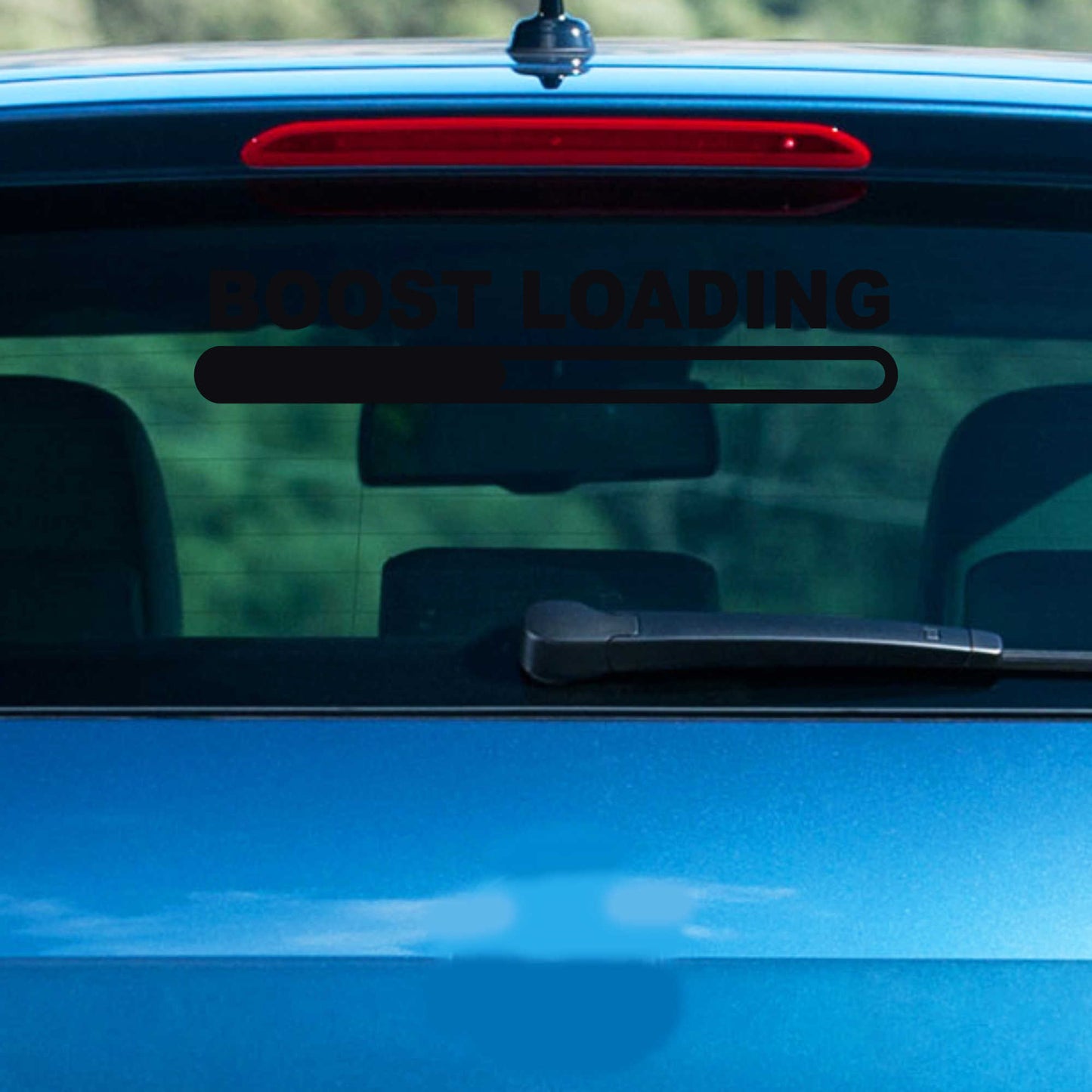 Autoaufkleber - boost loading - 210x40 mm