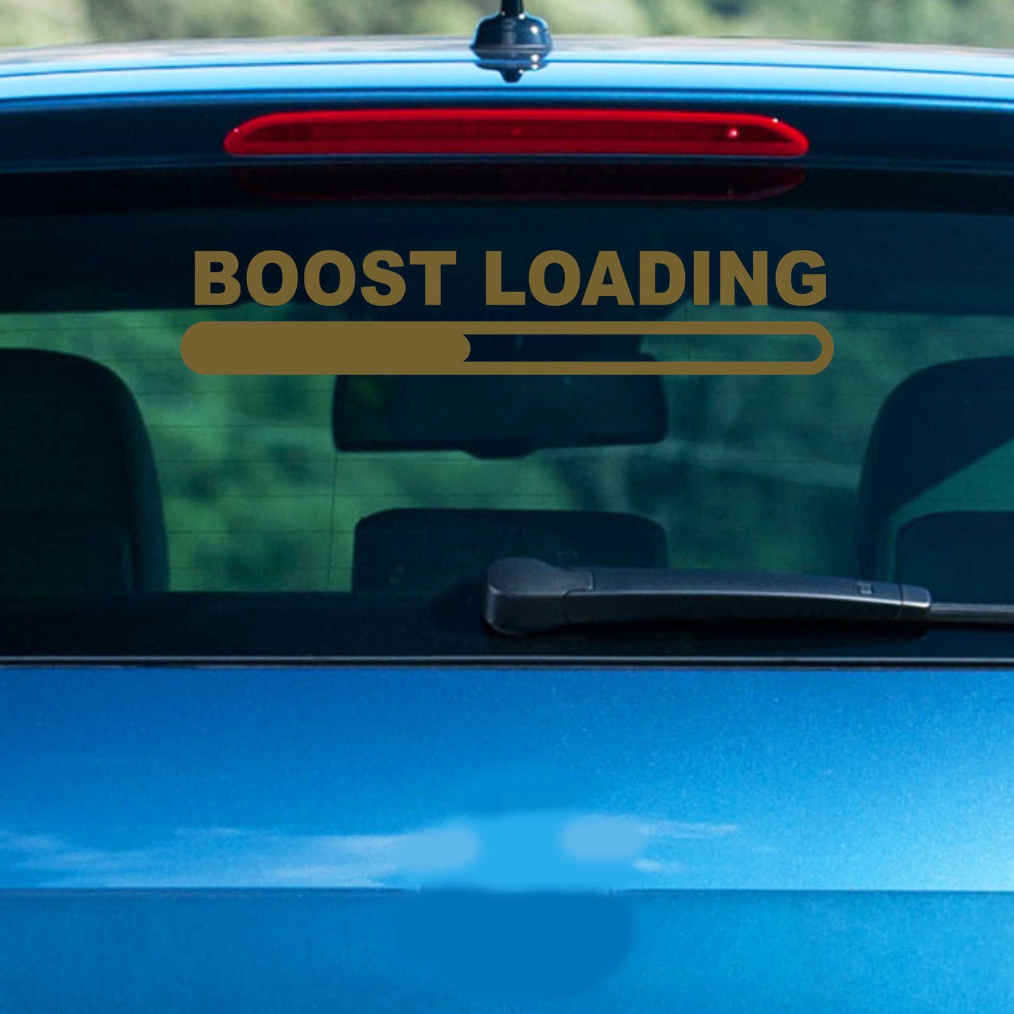 Autoaufkleber - boost loading - 210x40 mm