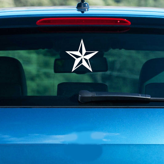 Autoaufkleber - Nautischer Stern - 110x110 mm