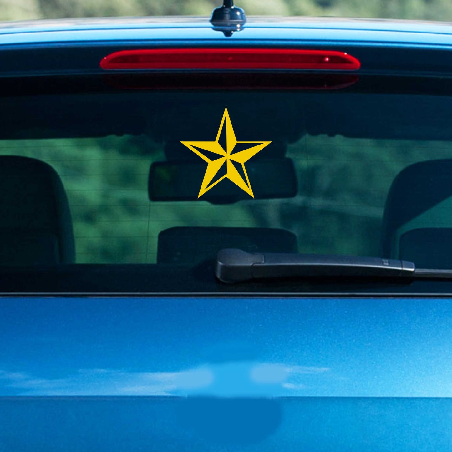 Autoaufkleber - Nautischer Stern - 110x110 mm