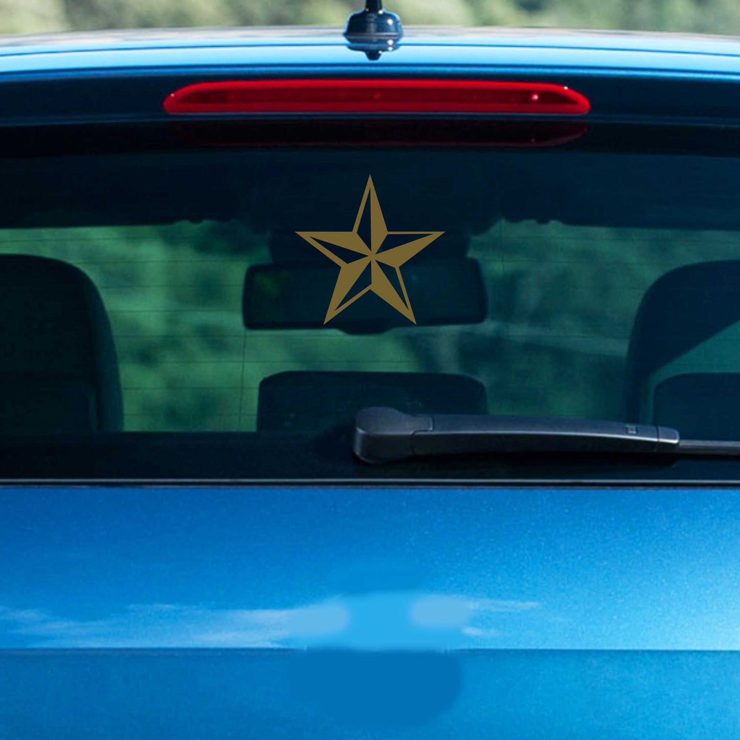 Autoaufkleber - Nautischer Stern - 110x110 mm