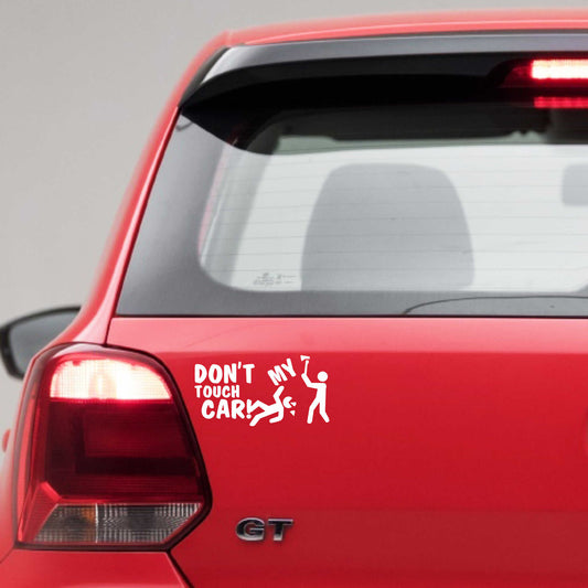 Autoaufkleber - Dont touch my Car - 210x110 mm