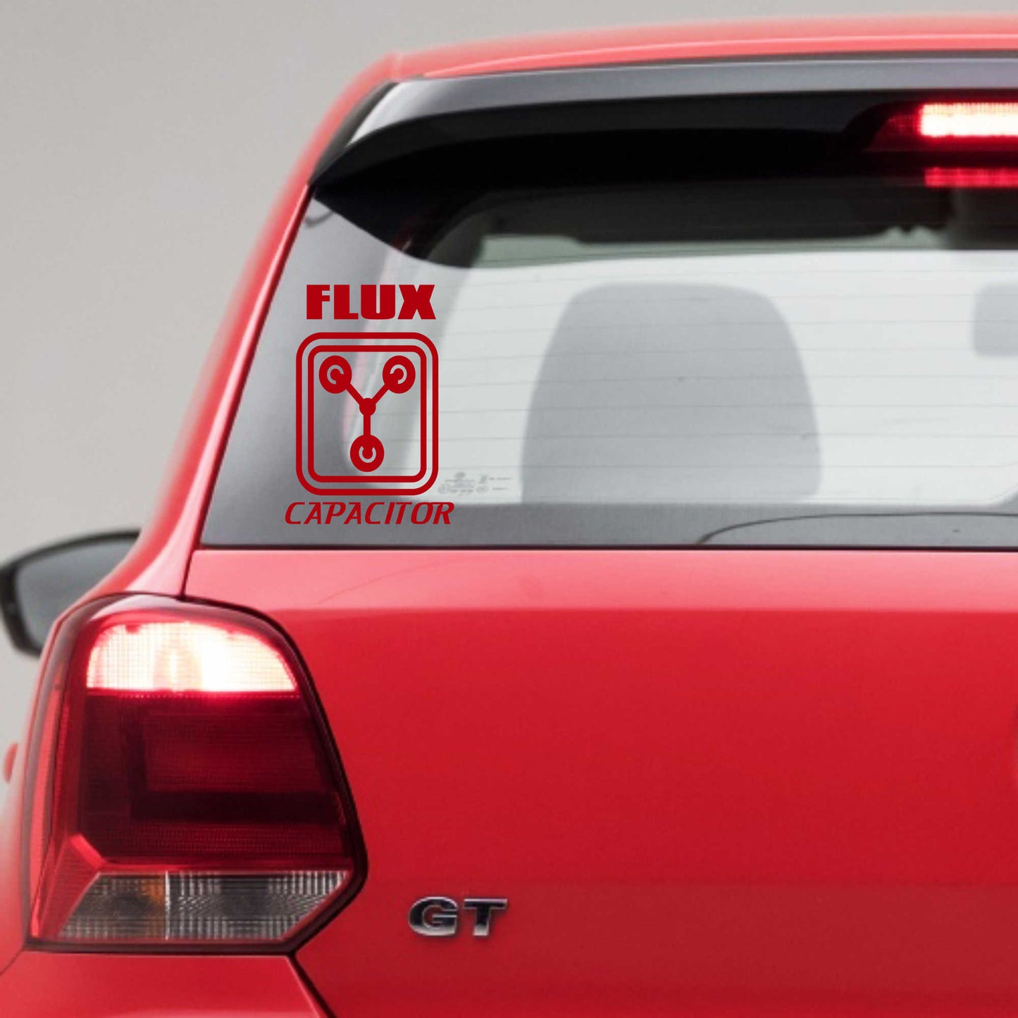 Autoaufkleber - Flux Capacitor - 170x120 mm