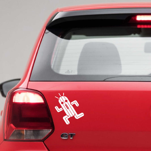 Autoaufkleber - Zigtausend Stacheln - 130x120 mm