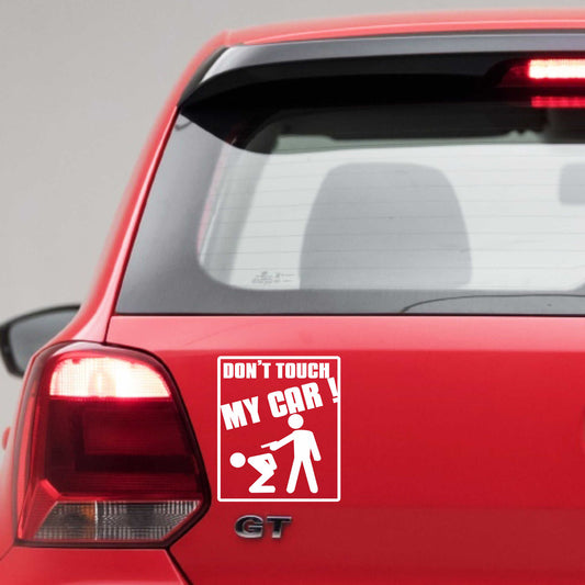 Autoaufkleber - Dont touch my Car - 130x110 mm