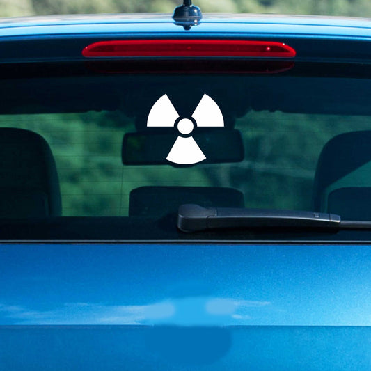 Autoaufkleber - Radioaktiv - 120x110 mm