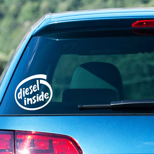 Autoaufkleber - Diesel inside - 160x150 mm