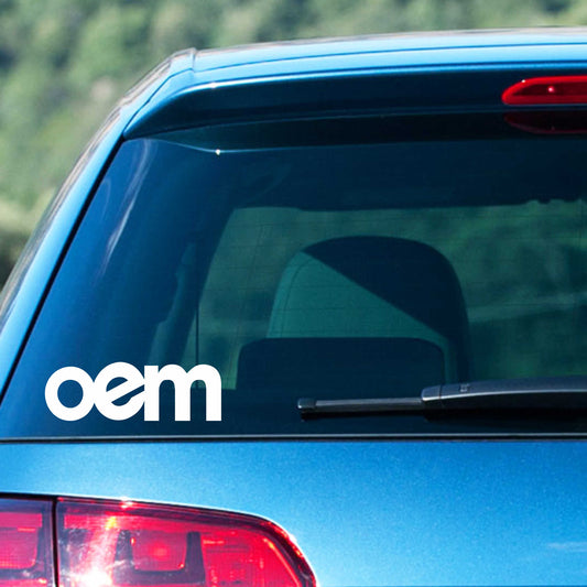 Autoaufkleber - öM - 210x70 mm