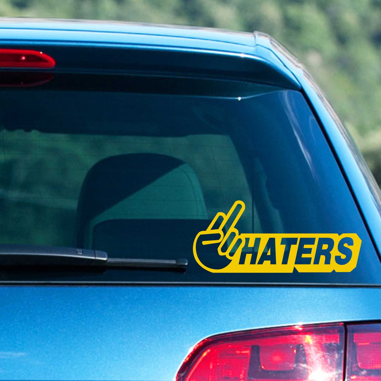 Autoaufkleber - Haters - 210x90 mm