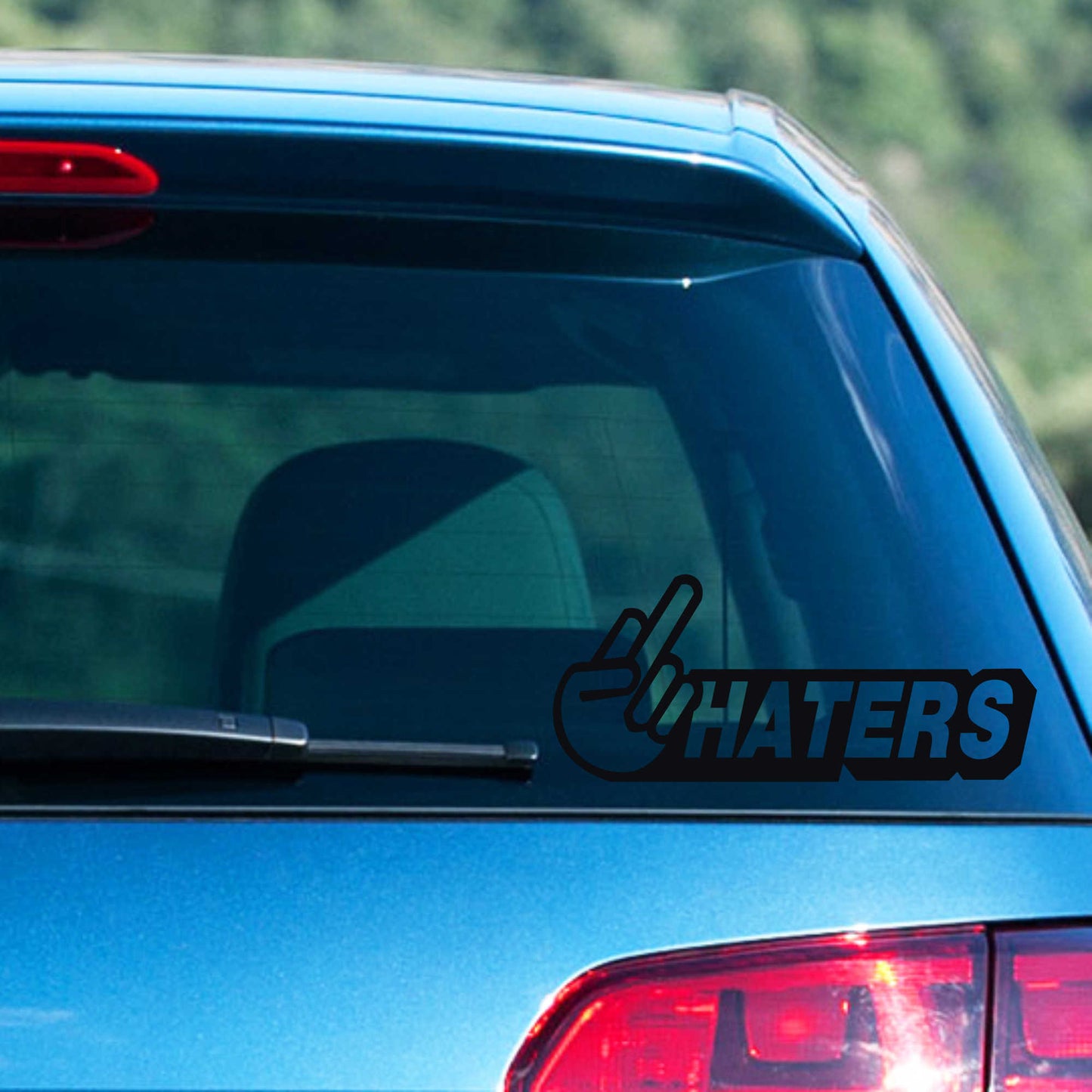 Autoaufkleber - Haters - 210x90 mm