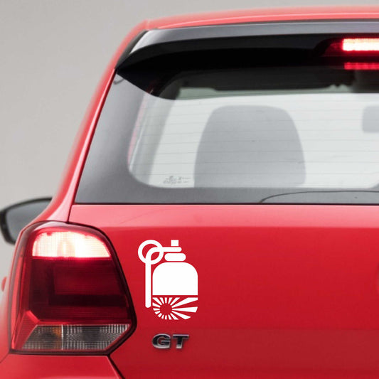 Autoaufkleber - JDM Granate - 160x120 mm