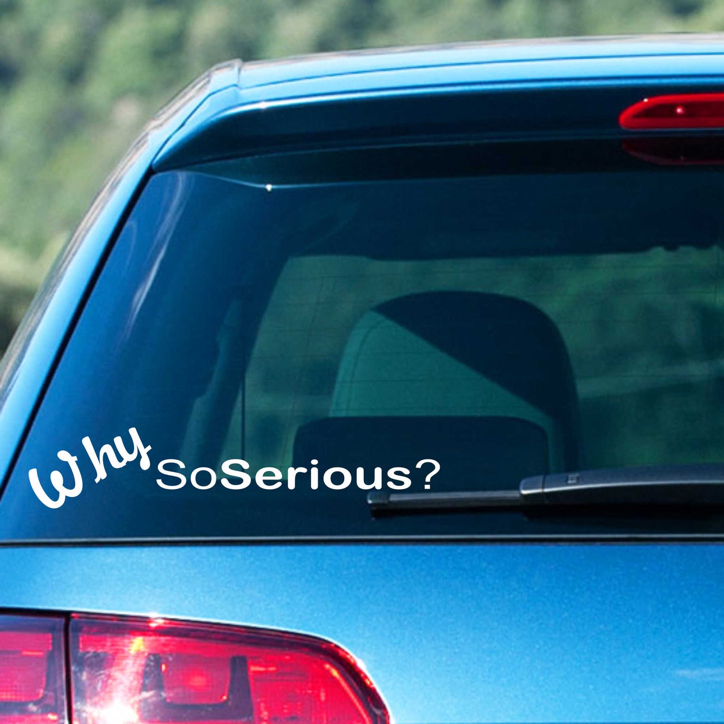 Autoaufkleber - Why so serious - 210x40 mm