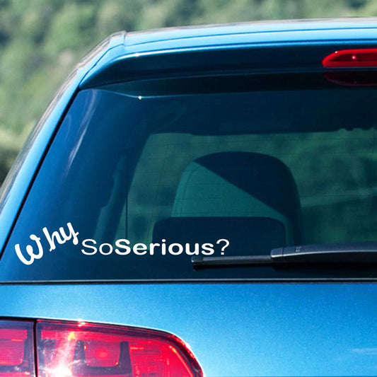Autoaufkleber - Why so serious - 210x40 mm