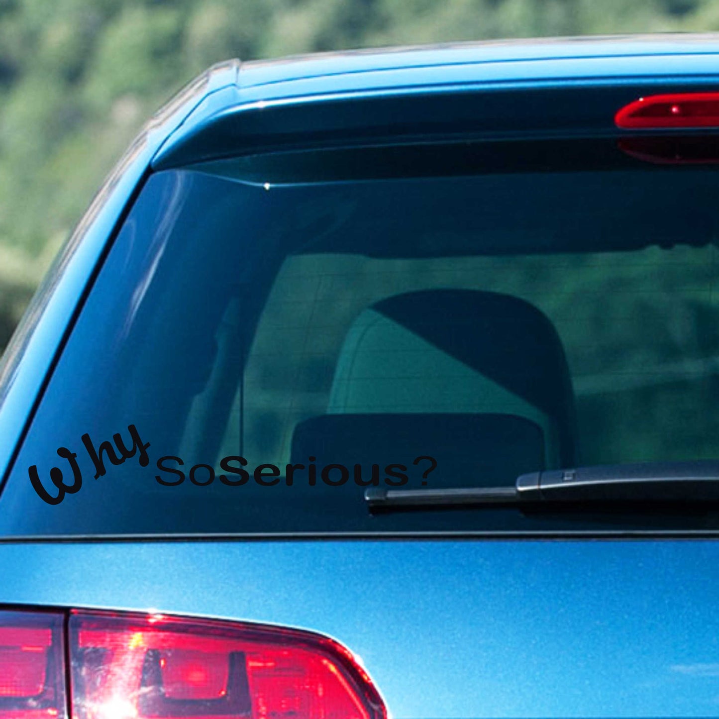 Autoaufkleber - Why so serious - 210x40 mm