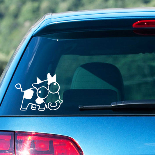 Autoaufkleber - Drift Cow - 150x120 mm