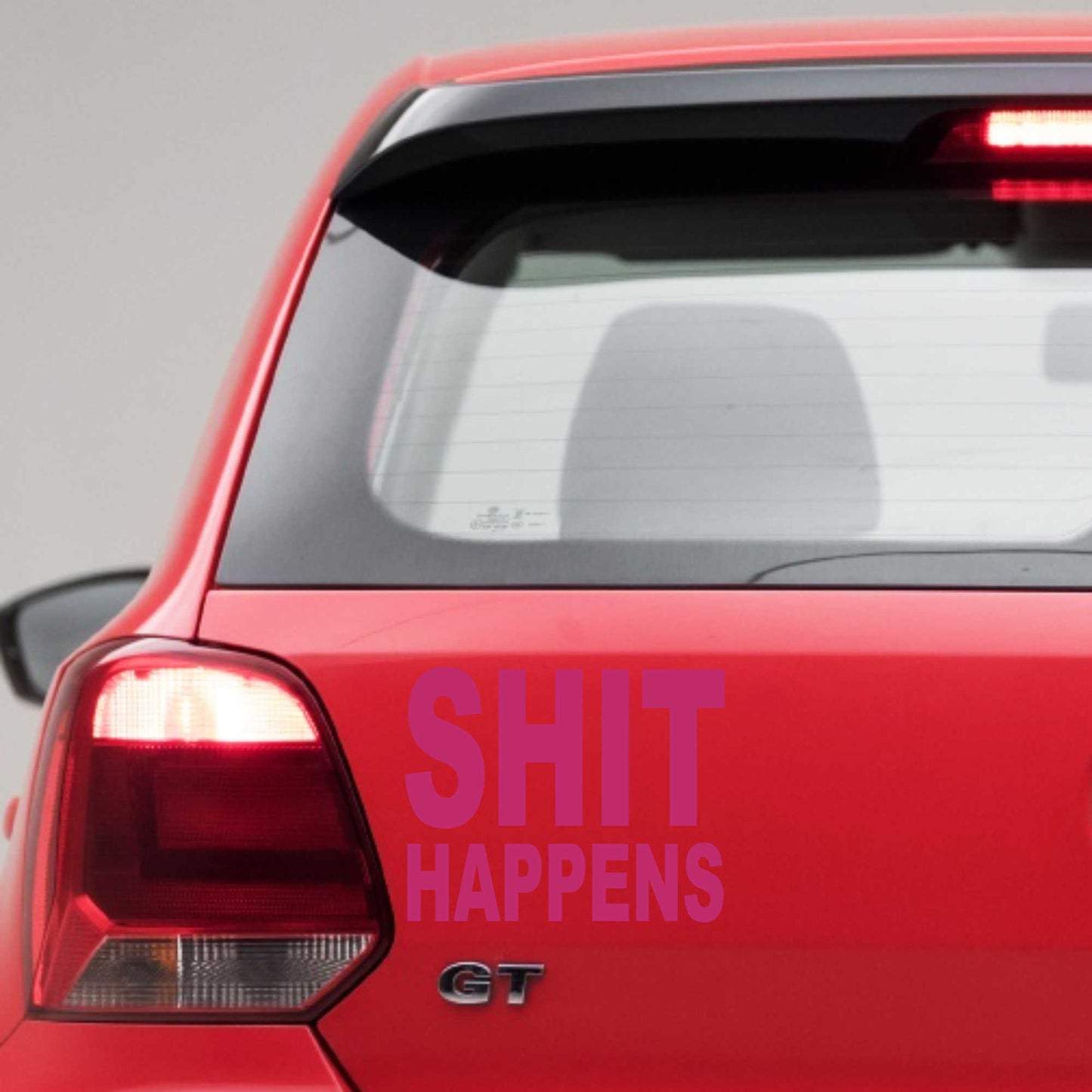 Autoaufkleber - Shit Happens - 150x120 mm