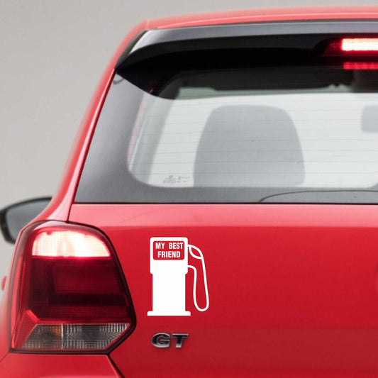 Autoaufkleber - My best Friend - 140x110 mm