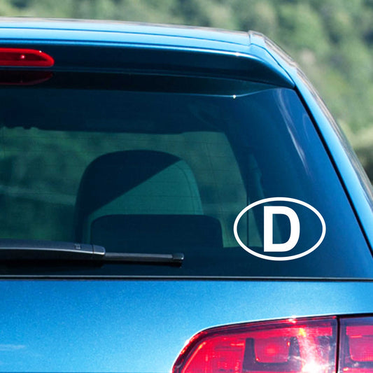 Autoaufkleber - Deutschland D - 160x110 mm