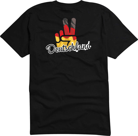 T-Shirt Herren - Victory - Flagge / Fahne - Deutschland - Sieg