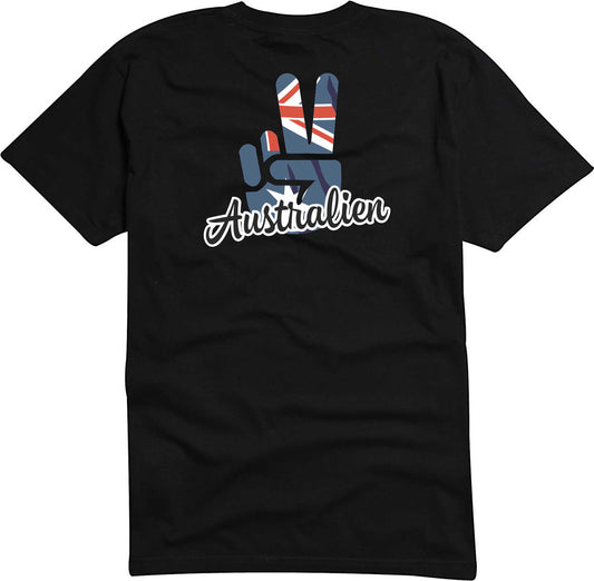 T-Shirt Herren - Victory - Flagge / Fahne - Australien - Sieg