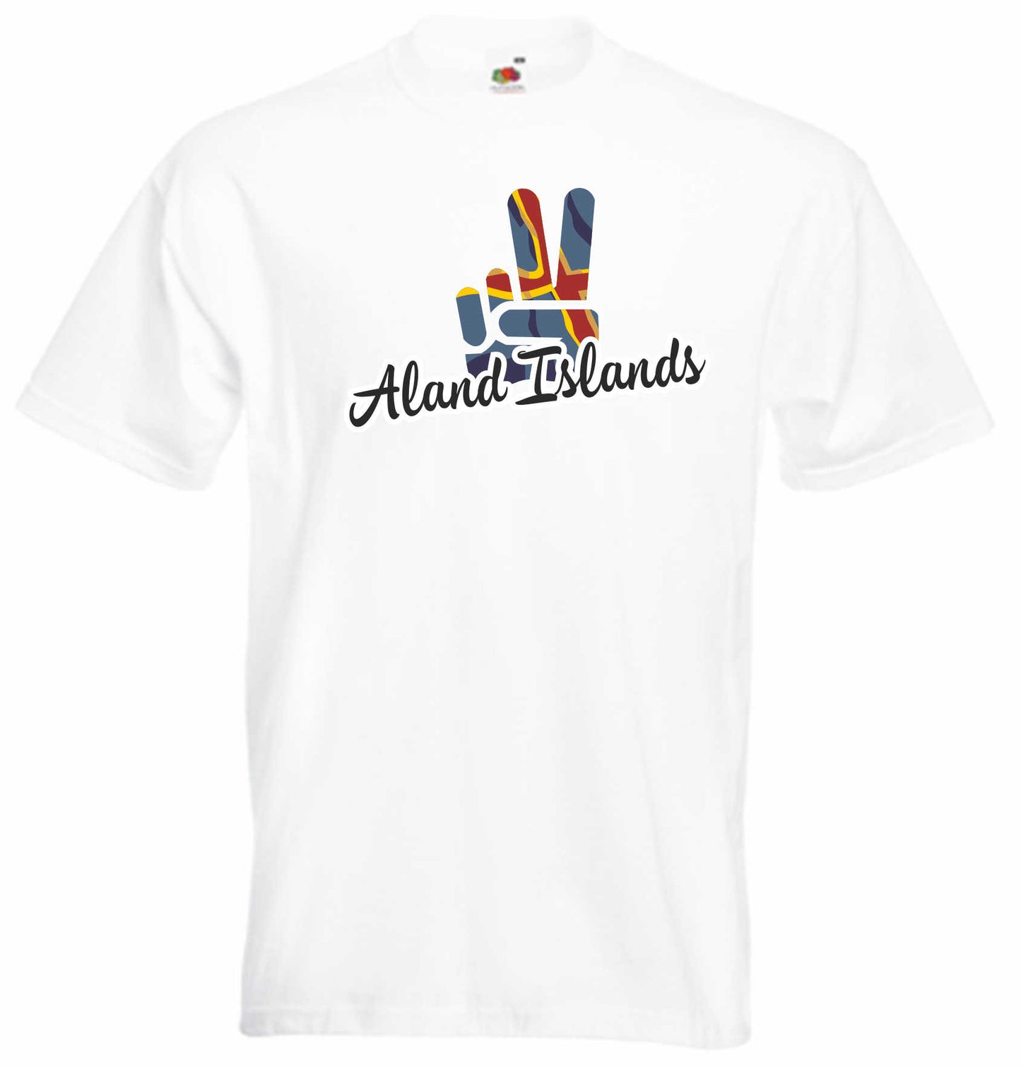 T-Shirt Herren - Victory - Flagge / Fahne - Aland Islands - Sieg