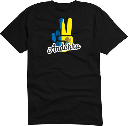 T-Shirt Herren - Victory - Flagge / Fahne - Andorra - Sieg