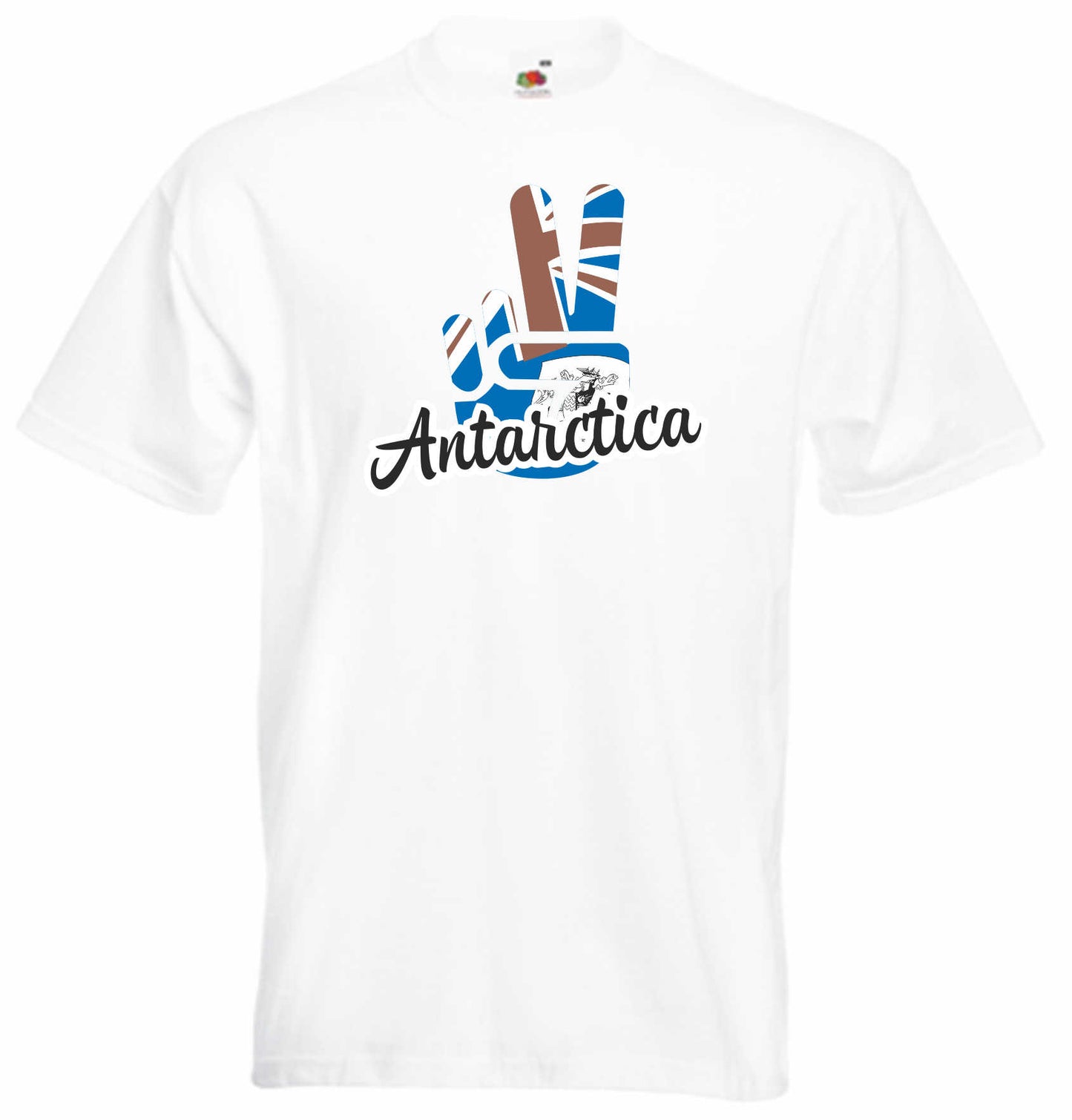 T-Shirt Herren - Victory - Flagge / Fahne - Antarctica - Sieg