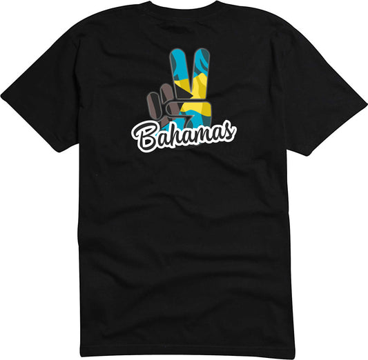 T-Shirt Herren - Victory - Flagge / Fahne - Bahamas - Sieg