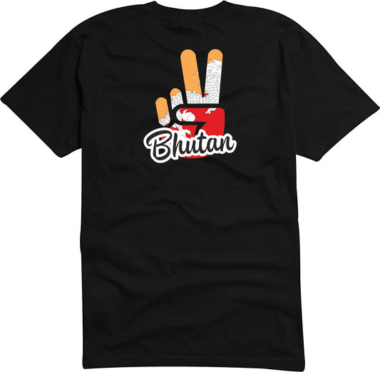 T-Shirt Herren - Victory - Flagge / Fahne - Bhutan - Sieg