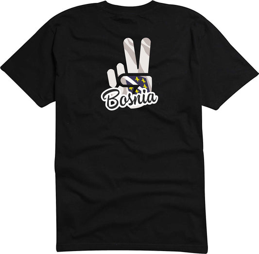 T-Shirt Herren - Victory - Flagge / Fahne - Bosnia-Herzegovina - Sieg
