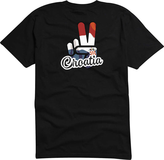T-Shirt Herren - Victory - Flagge / Fahne - Croatia - Sieg
