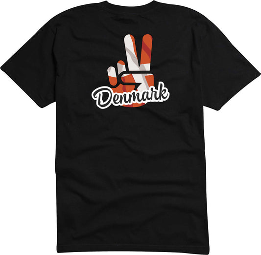 T-Shirt Herren - Victory - Flagge / Fahne - Denmark - Sieg