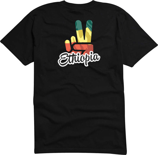T-Shirt Herren - Victory - Flagge / Fahne - Ethiopia - Sieg
